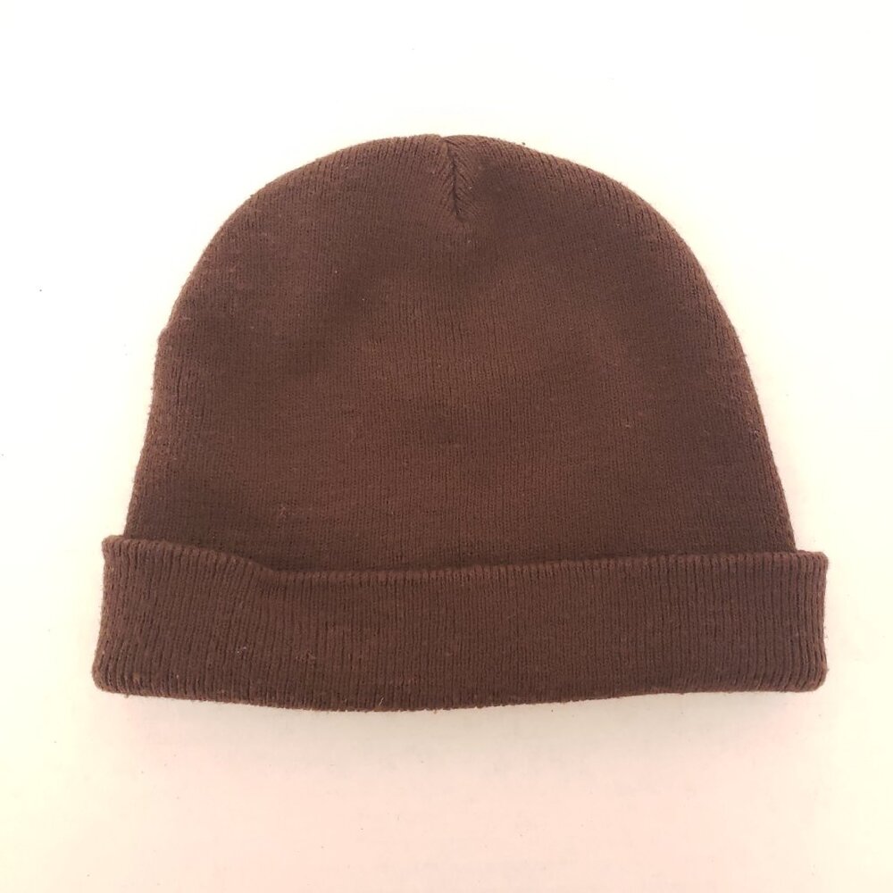 Unisex Adults Chocolate Brown Color Cute Hat Beanie - Picture 6 of 8